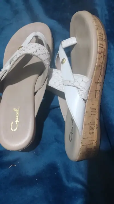 Sandalias de Cuero Blancas para Mujer Gacel - miniatura 2