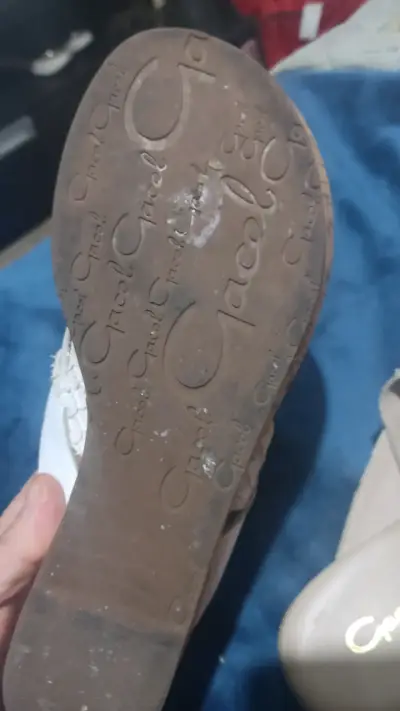 Sandalias de Cuero Blancas para Mujer Gacel - miniatura 4