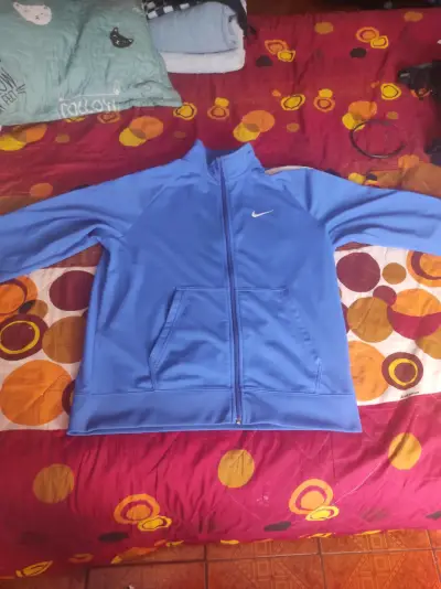 Chaqueta deportiva azul Nike para hombre - miniatura 4