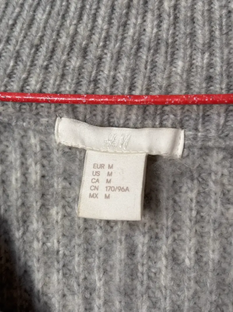 Suéter de lana gris H&M para mujer - 3