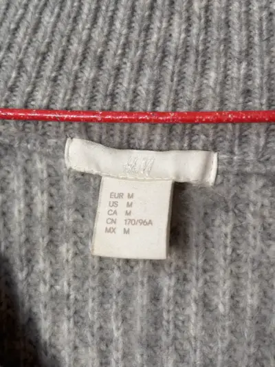 Suéter de lana gris H&M para mujer - miniatura 3
