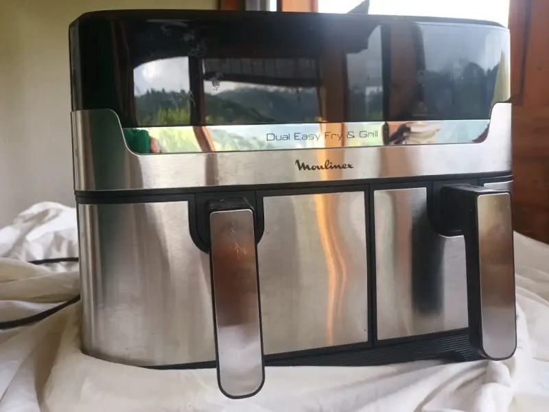 Freidora de Aire Moulinex Dual Easy Fry & Grill - 1