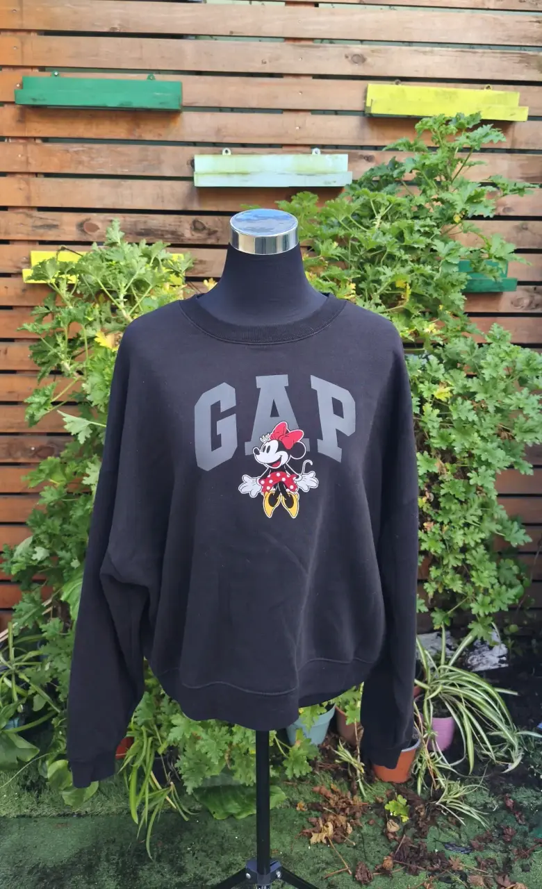 Polerón GAP Minnie Mouse negro para mujer