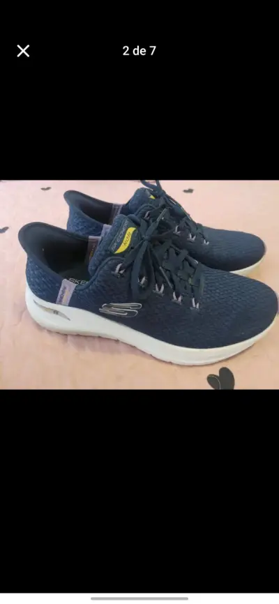 Zapatillas Skechers Azul Marino para Mujer - miniatura 1