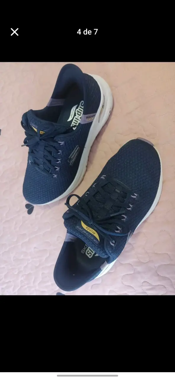 Zapatillas Skechers Azul Marino para Mujer - 4