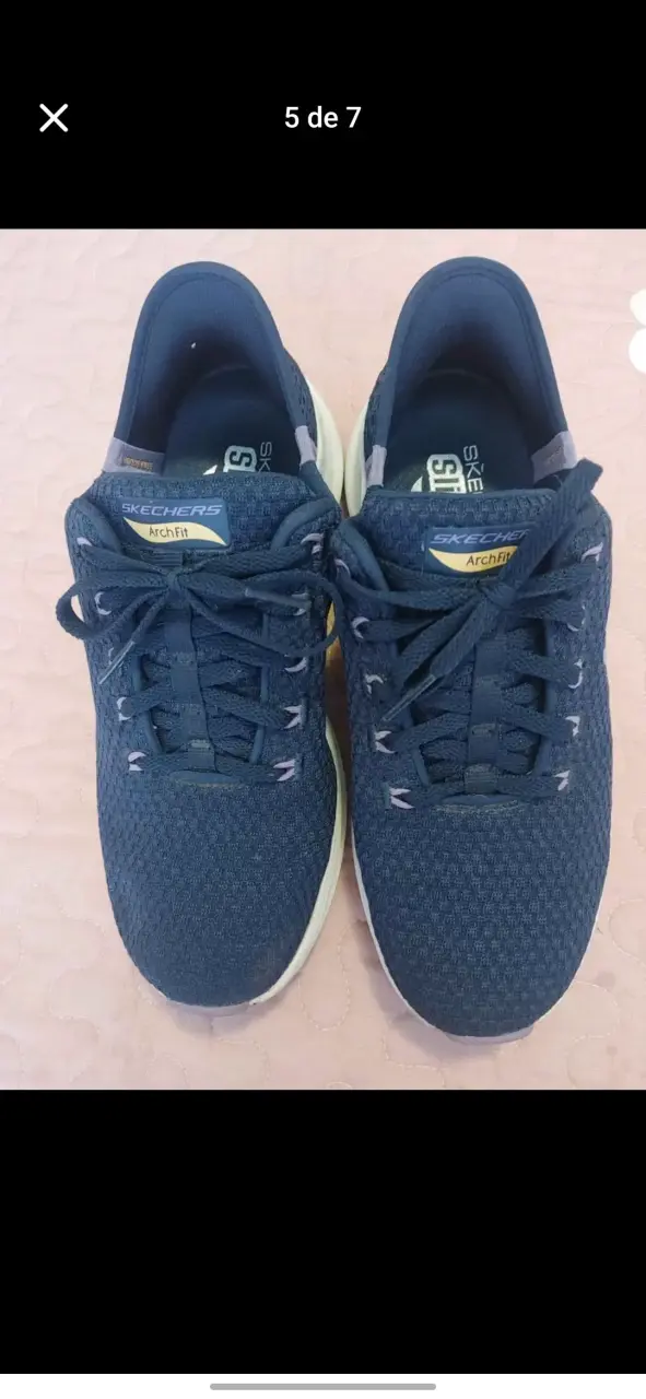 Zapatillas Skechers Azul Marino para Mujer - 5