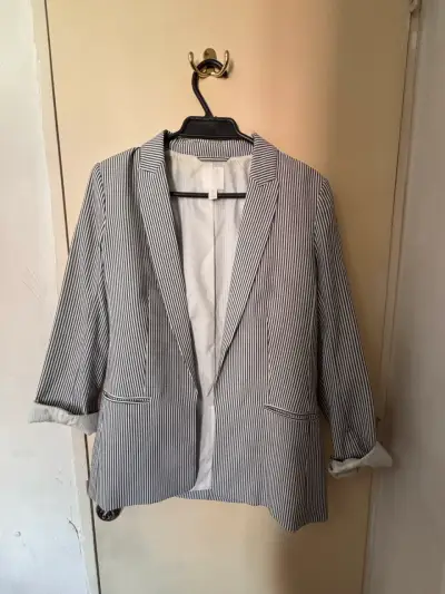 Blazer de rayas para mujer H&M - miniatura 1