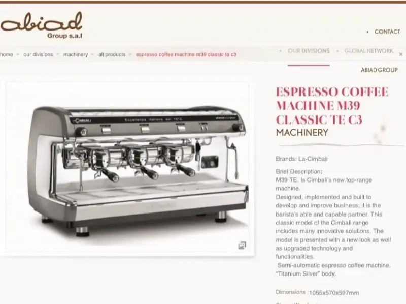 Máquina de Café Espresso La Cimbali M39 Classic - 2