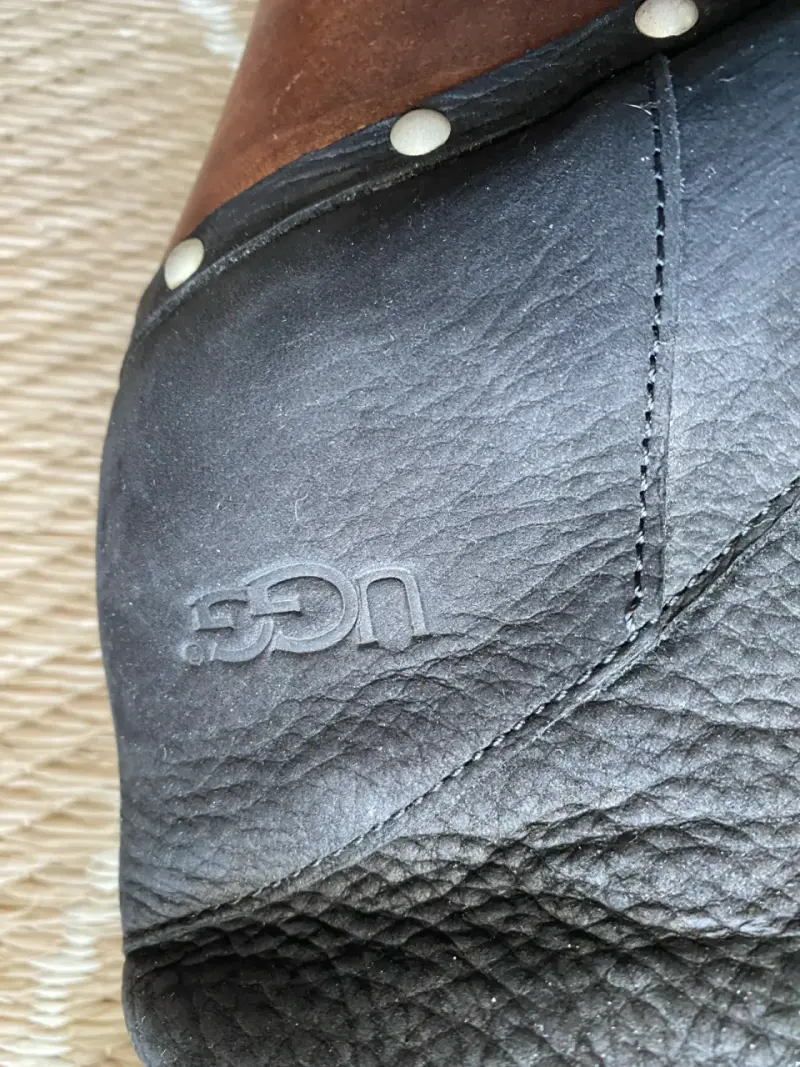 Botas de cuero negras con forro de lana - 5