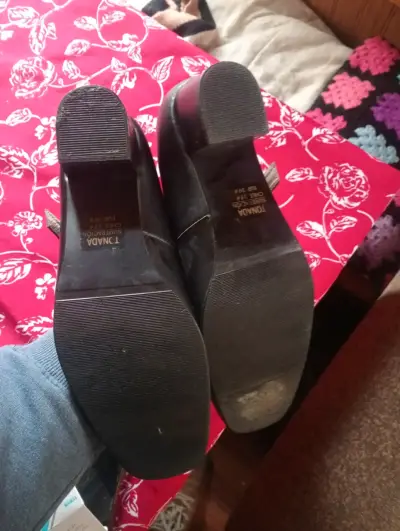Zapatos de cueca negros para mujer - miniatura 6