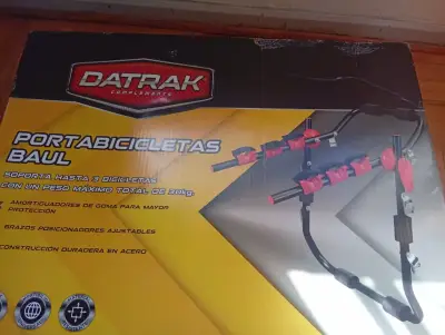 Portabicicletas de baúl Datrak para 3 bicicletas - miniatura 2