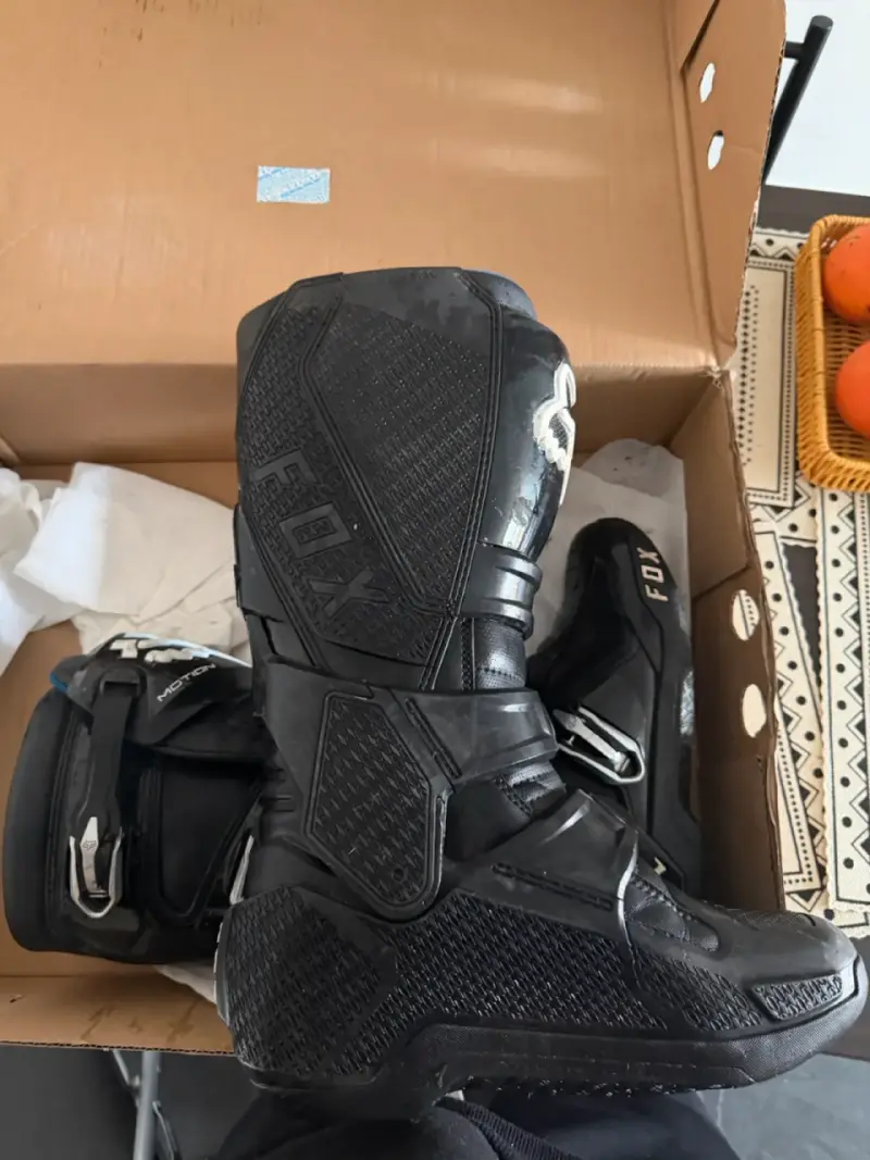 Botas de motocross Fox Motion negras - 4