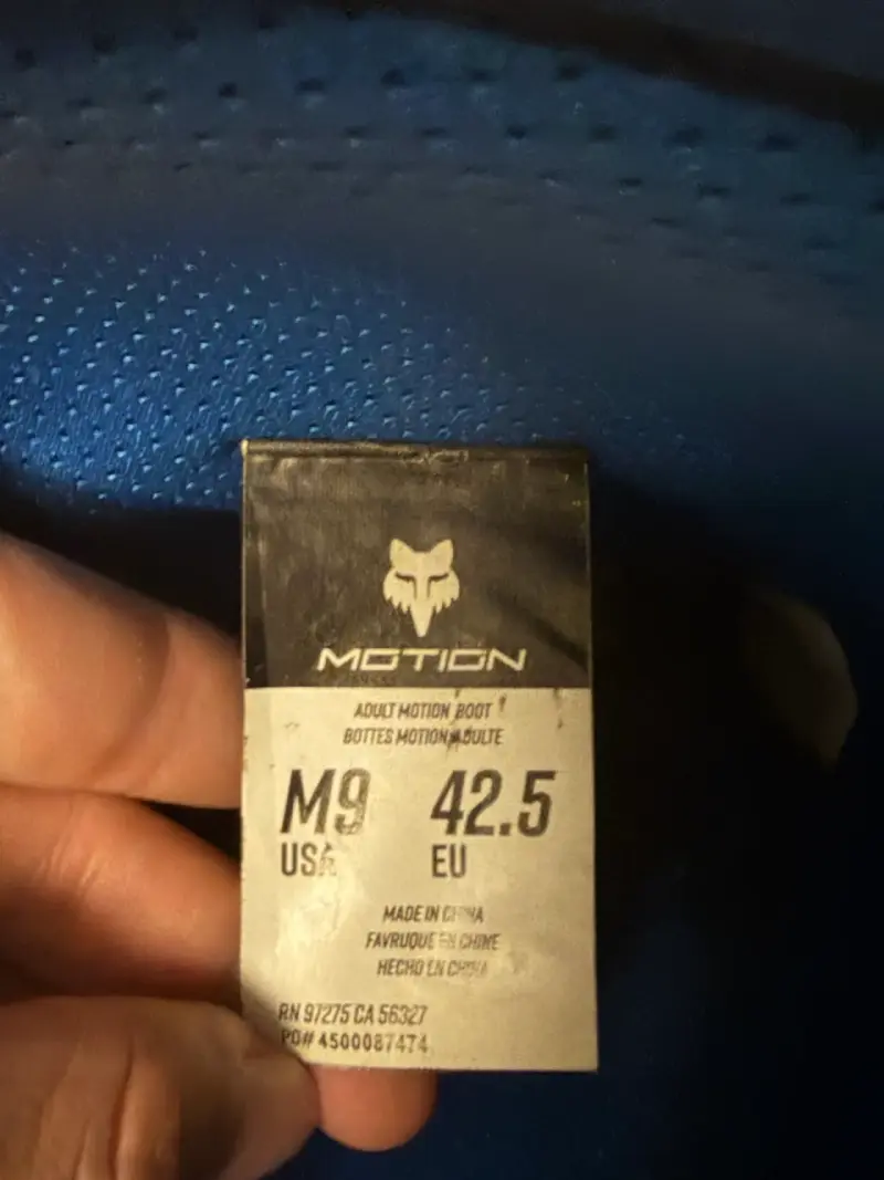 Botas de motocross Fox Motion negras - 5