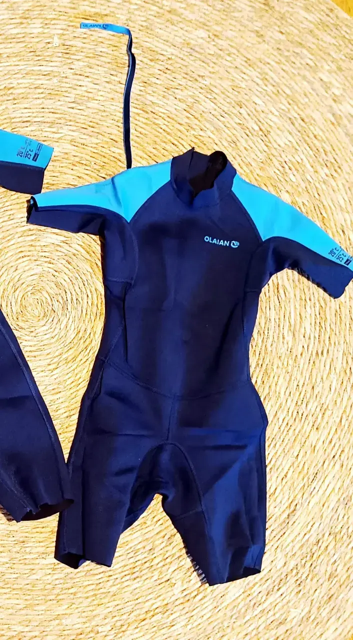 Traje de Neopreno Corto Olaian Azul para Niños
