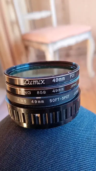 Cámara Pentax con lentes intercambiables y estuche - miniatura 4