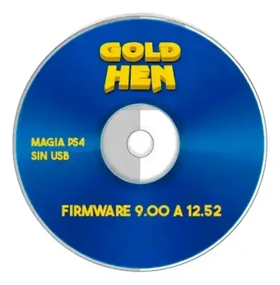 Disco Gold Hen para PS4 Firmware 9.00 a 12.52 - miniatura 1