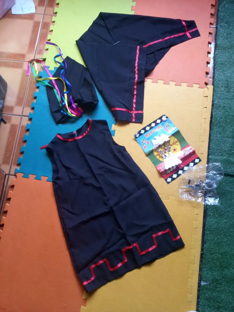 Disfraz de Mapuche para niño con accesorios