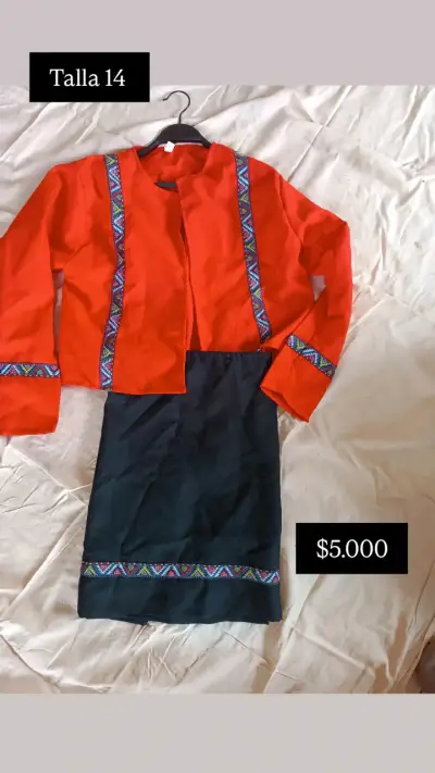 Traje de Danza Tradicional con Bordados - miniatura 2