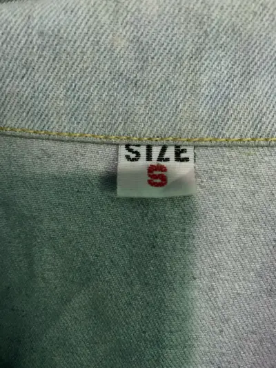 Chaqueta de mezclilla azul claro para hombre - miniatura 3