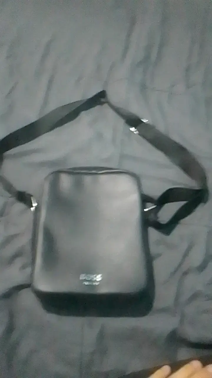 Bolso bandolera negro Boss Parfums - 2