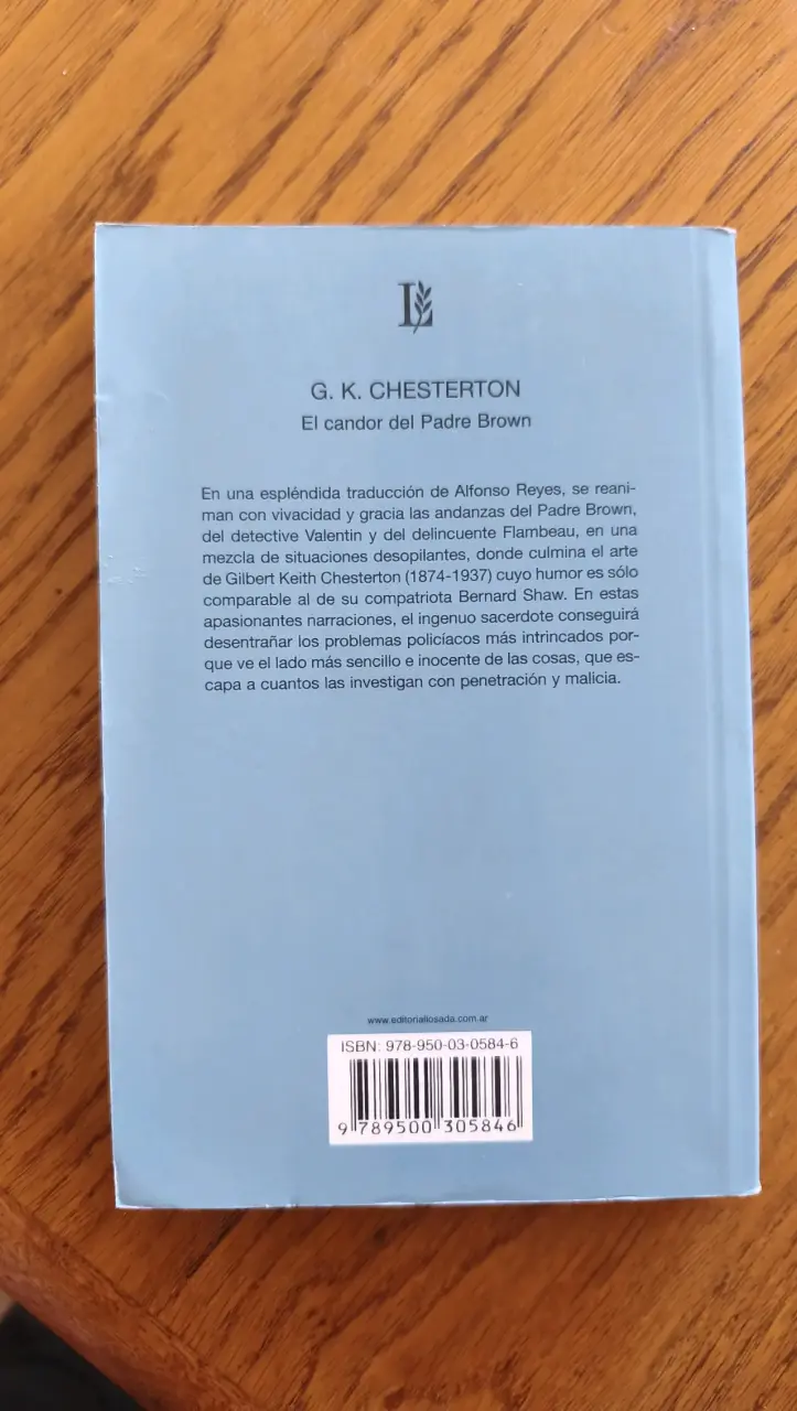Libro El Candor del Padre Brown de G.K. Chesterton - 2