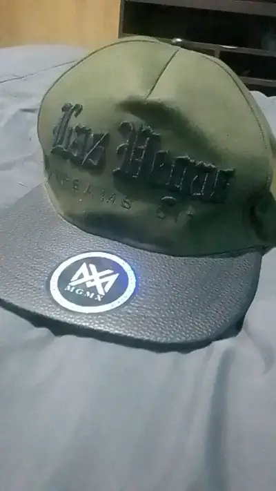 Gorra verde estilo Las Vegas MGMX - miniatura 2