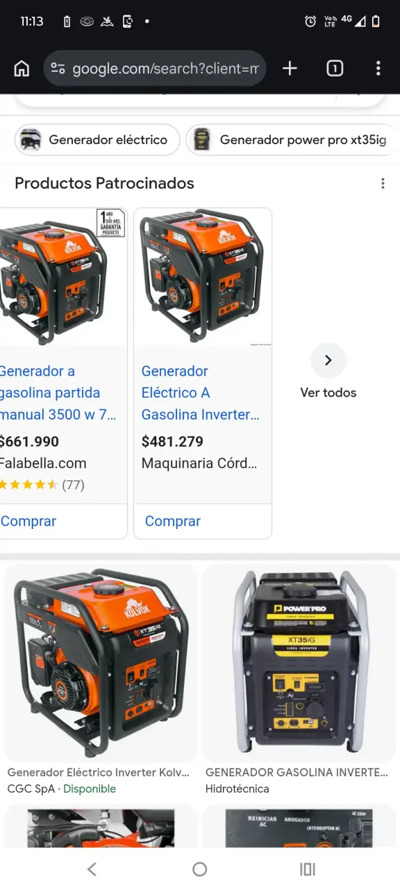 Generador Eléctrico Inverter Power XT35iG - 2