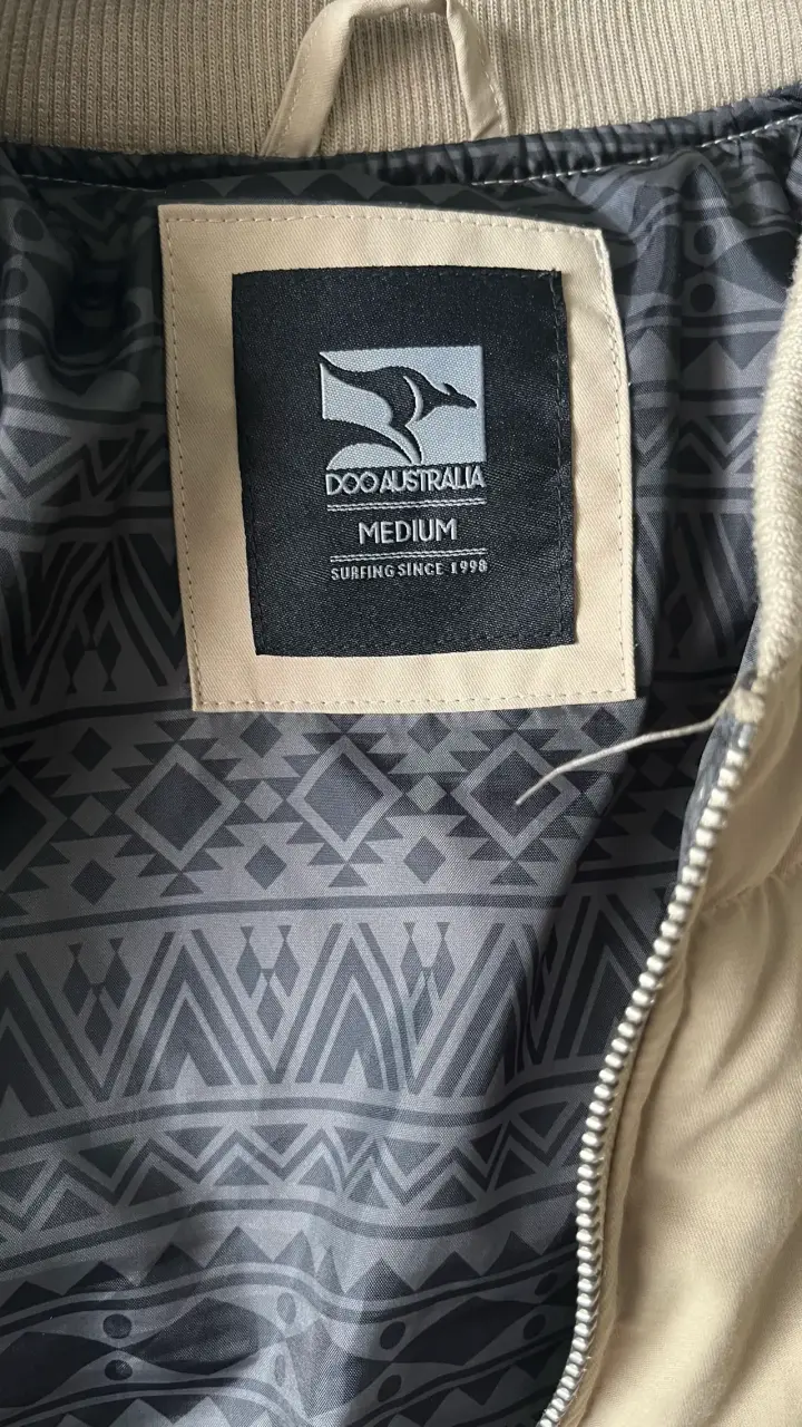 Chaqueta acolchada beige Doo Australia - 2