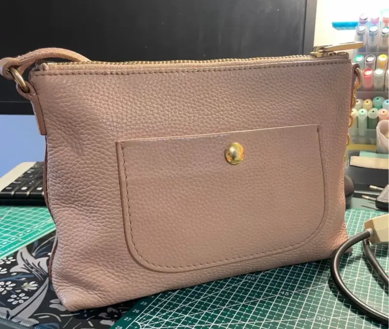 Cartera de cuero rosa Bimba y Lola - 2