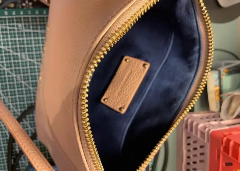 Cartera de cuero rosa Bimba y Lola - 3