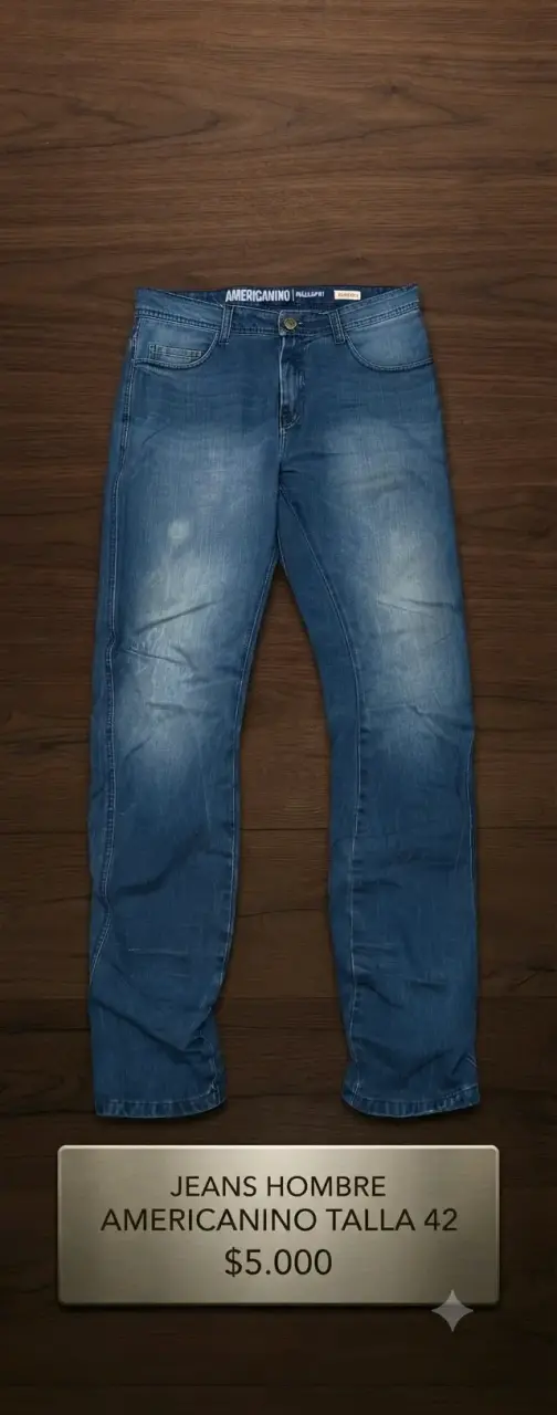 Jeans Hombre Americano Talla 42