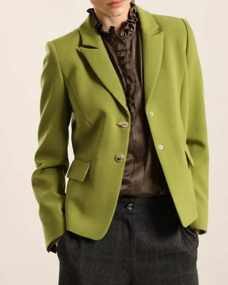 Blazer verde pistacho Marca Liolá temporada 2026 - 1
