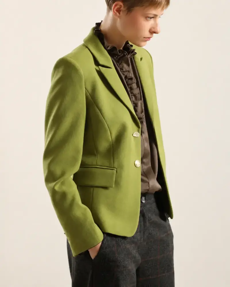 Blazer verde pistacho Marca Liolá temporada 2026 - 4