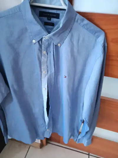 Camisa azul Tommy Hilfiger para hombre - miniatura 1