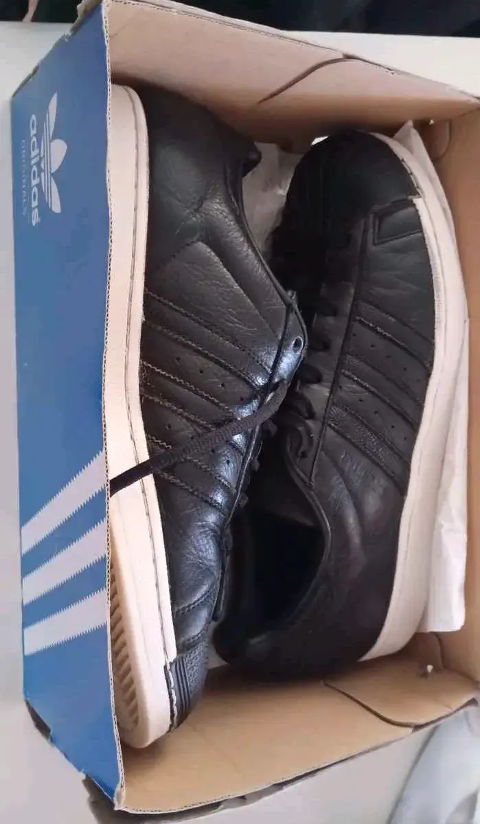 Zapatillas Adidas original deportivas negras de cu - 6
