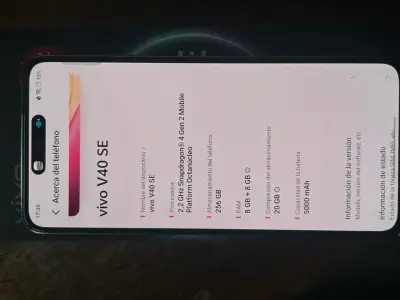 Smartphone Vivo V40 SE con 256GB y 8GB RAM convers - miniatura 3