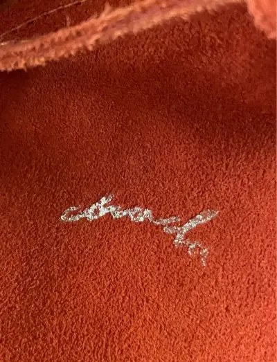 Bolso de gamuza naranja chacha bags - miniatura 6