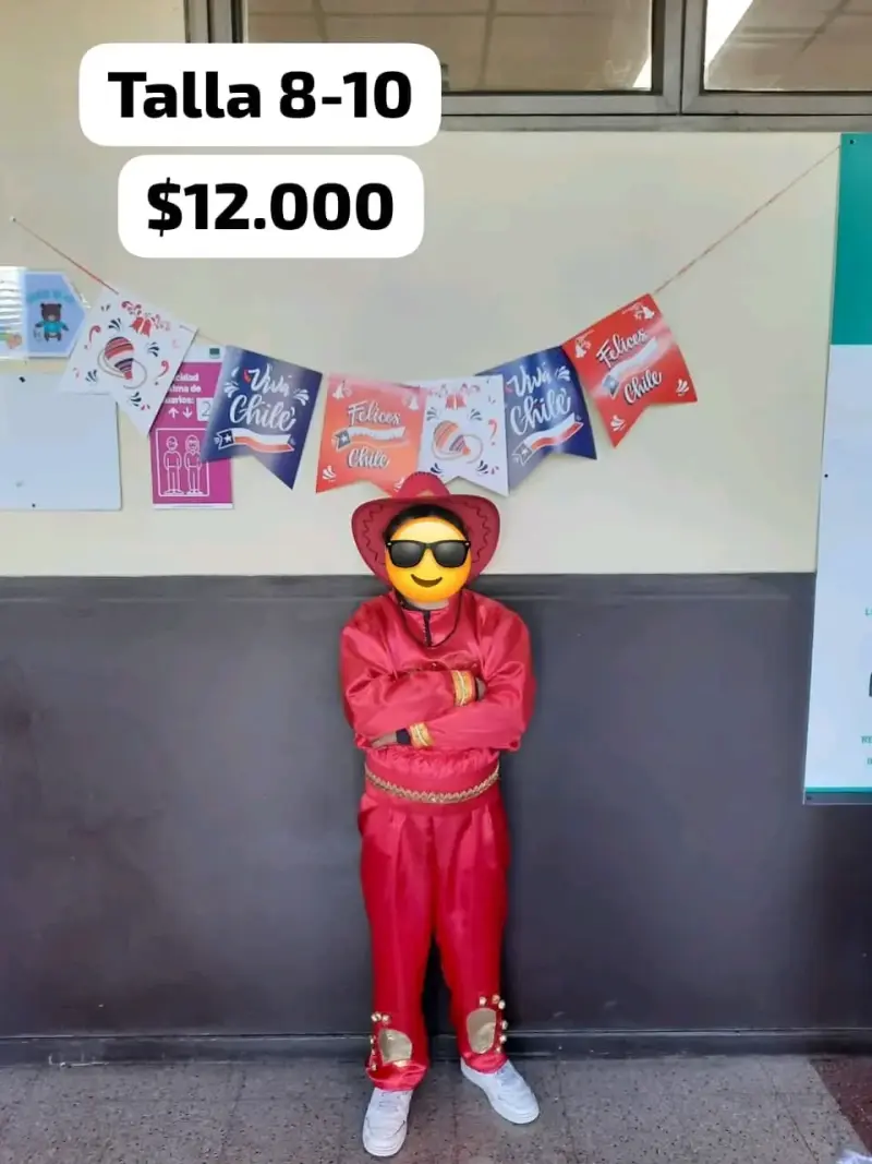 Traje caporal para Niño Talla 8-10