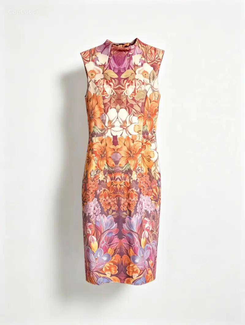 Vestido floral sin mangas Asos talla 36 - 1