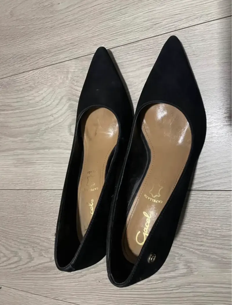 Zapatos de Tacón Negro Gacel - 4