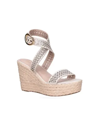 Sandalias de cuña blancas Luz Da Lua - miniatura 1