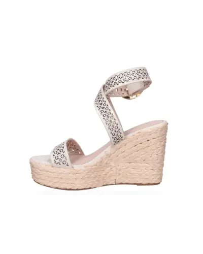 Sandalias de cuña blancas Luz Da Lua - miniatura 4
