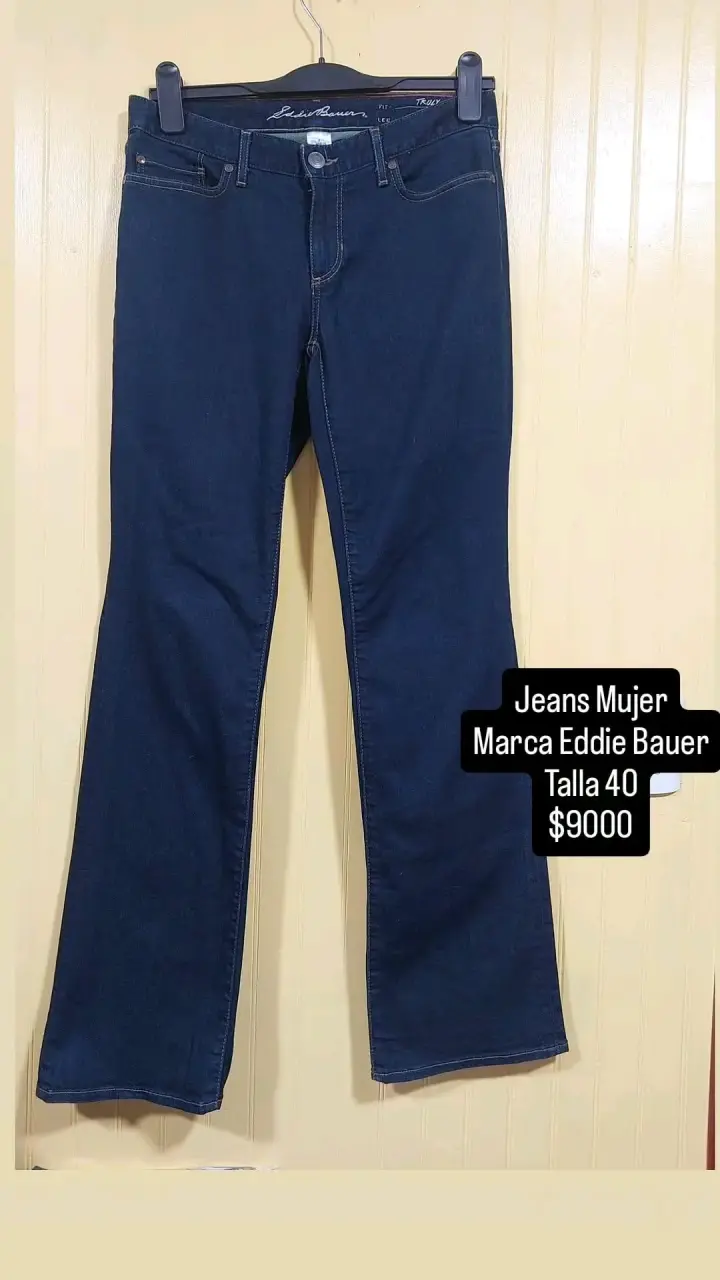 Jeans Mujer Eddie Bauer Talla 40