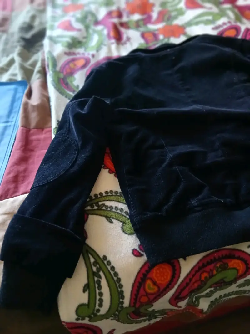 Chaqueta de pana negra Marittimo con cierre - 2