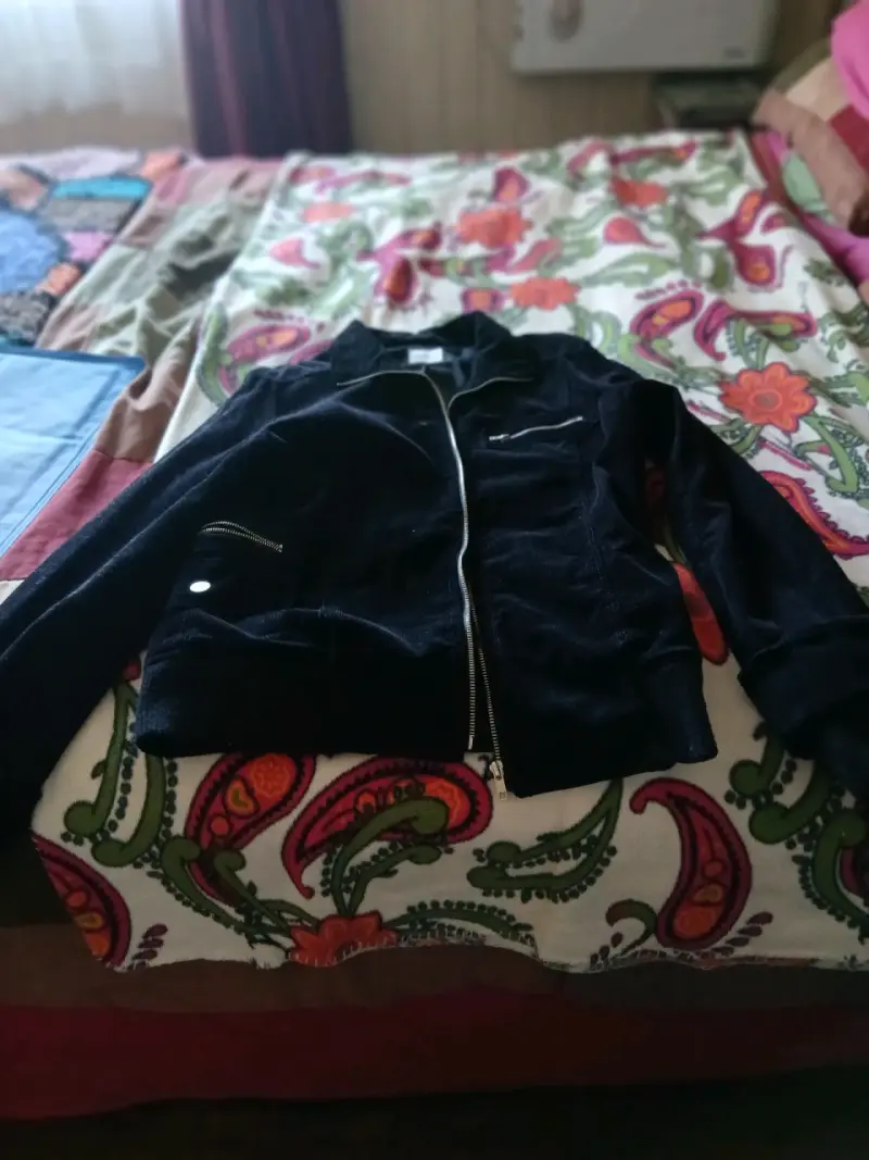 Chaqueta de pana negra Marittimo con cierre - 4