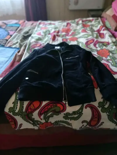Chaqueta de pana negra Marittimo con cierre - miniatura 4