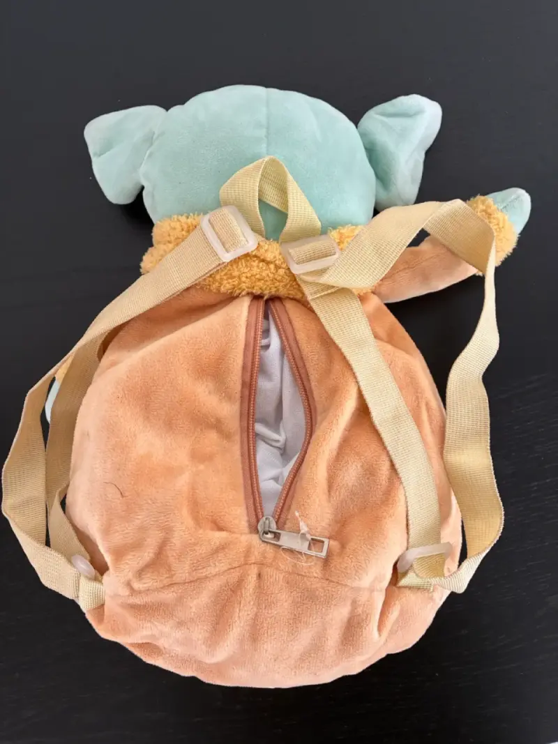 Mochila infantil Baby Yoda de peluche - 2