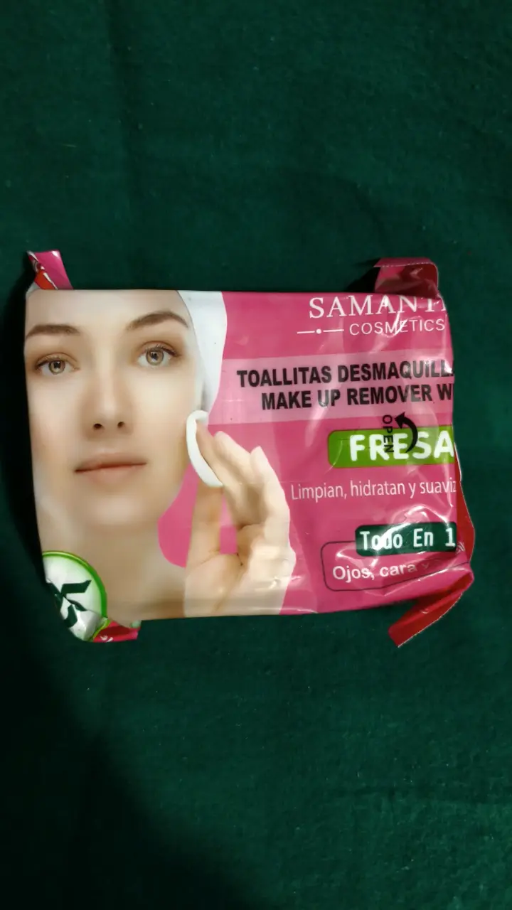 Toallitas Desmaquillantes Samantha Fresa Todo en 1