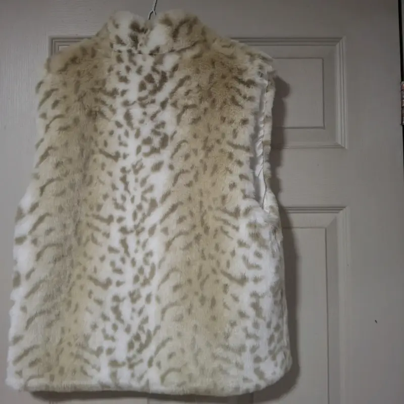 Chaqueta de piel sintética con estampado animal - 2