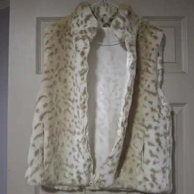 Chaqueta de piel sintética con estampado animal - miniatura 3